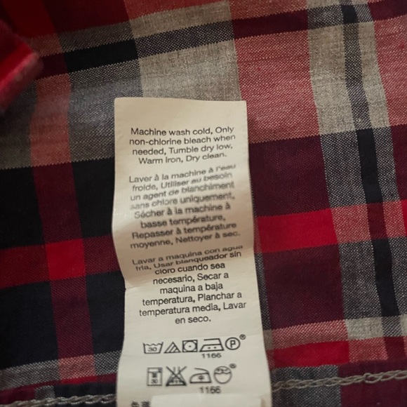Men’s Gap Long Sleeve Plaid Shirt - Picture 6 of 6